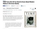 Time dergisinde Atatürk ilk sırada
