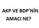 AKP ve BDP'nin amacı ne?