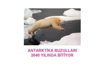 Antarktika buzulları eriyor