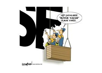 Haddini aşan yazar!