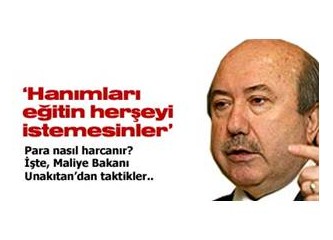 Evdeki "Maliye" Bakanı