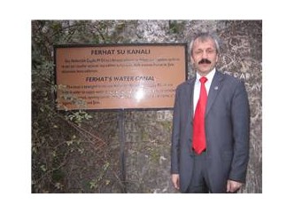 Ferhat Su Kanalı önünde basın açıklaması