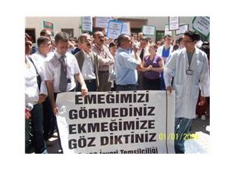Sağlık çalışanı; Yemeğini mecliste ye (!)