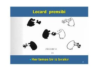 Her temas bir iz bırakır: Locard prensibi (1)