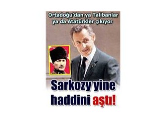 Sarkozy’den inciler!..