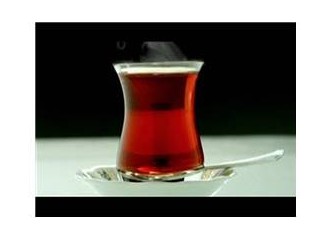 Üç çay birisi açık !
