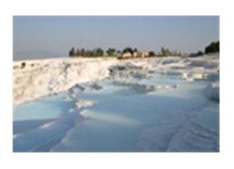 Tek beyaz kale "Pamukkale"
