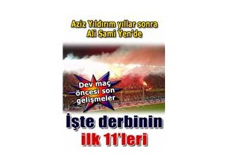 Bu defa ezber bozulacak
