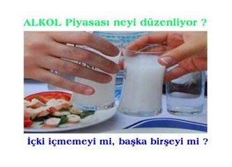 İçki yasağı denilen şey…