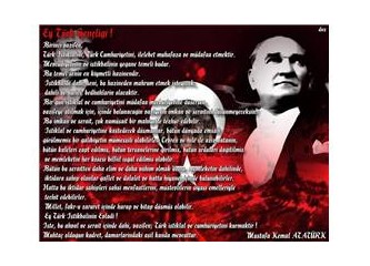 Ey Türk Gençliği; Hatırla!