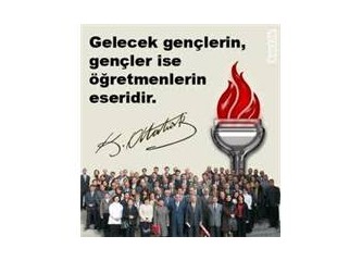 Öğretmenler sabırtaşı...