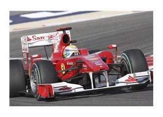 Bahreyn'de zafer Ferrari'nin