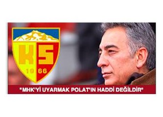 Kayserispor- Galatasaray maçı öncesi bunalım!...