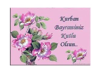 Kurban Bayramınız kutlu olsun...