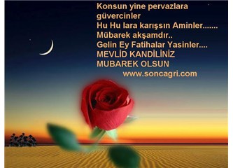 Kandiliniz Mübarek olsun