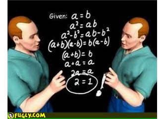 2 = 1 mi dediniz Dr Watson? Yok artık, daha neler, siz, mantıksızlığı iyice tarz edindiniz azizim!