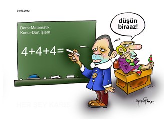 Bakan Din�er'e Bedava Matematik Dersi!
