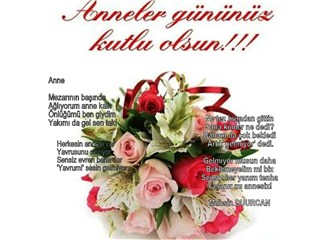 Anneler Günü Kutlu Olsun