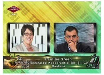 ICA Başkanı Pauline GREEN Bu Toprağın Sesi Programına Katıldı