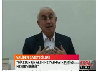Valinin meslek ahlakı (!)