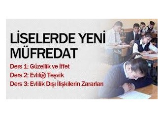 Yeni Lise müfredatı...
