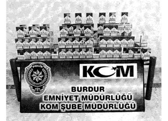 Burdur Emniyeti sigara kaçakçılığına göz açtırmıyor