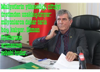 İki ayda Avrupalı Çiftçilere 25 Milyon Dolar Saman parası ödedik