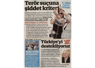 Terör suçlarına şiddet kriteri getiriliyor...
