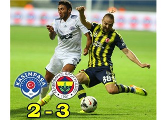 Caner Paşa'nın inadı galibiyeti getirdi (Kasımpaşa 2-3 Fenerbahçe)