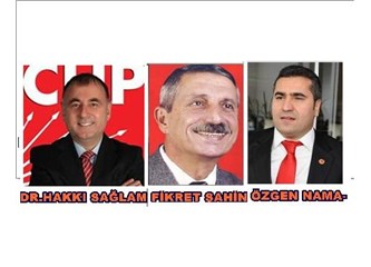 CHP Sancaktepe Belediye Başkan aday adayları