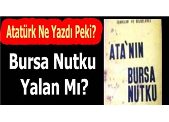 Gercekten Bir Bursa Nutku Var Mi Guncel Milliyet Blog