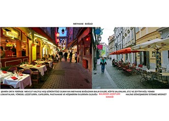 Şehrin orta yerinde meyhane boğazı olmamalı