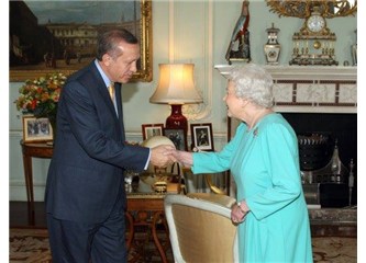Başbakan Erdoğan, Kraliçe Elizabeth ve Bülent Arınç