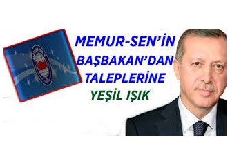 Başbakan ve Memursenin verdiği sözün gereğini bekliyoruz
