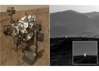 Mars'taki gizemli ışık