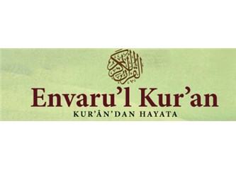 Envâr'ul Kur'ân Dersleri -2-