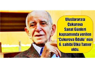 Şair Ülkü Tamer'e bir ödül daha