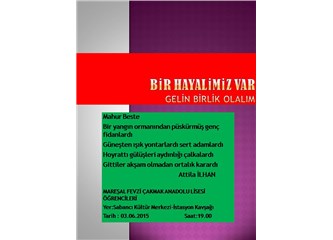Şiir dinletisi bahane, ek ders şahane!