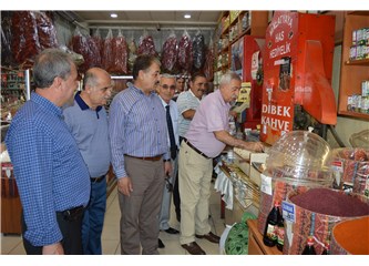 TESK Genel Başkanı Palandöken Malatya'da esnafları ziyaret etti