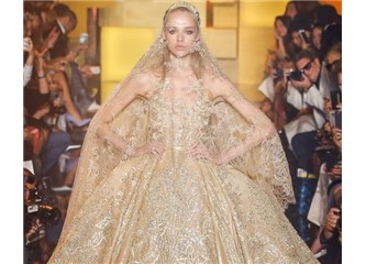 Haute Couture Devi Elie Saab'ın Altın Tasarımları