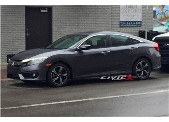 2016 model Honda Civic resmen lanse edilmeden ilk kez görüntülendi