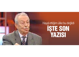 Büyük Usta’nın anısına -‘Enseyi karartmayın’-