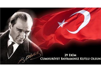 29 Ekim Cumhuriyet Bayramı kutlu olsun