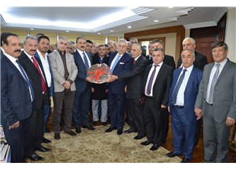 Malatya Esnaf Heyetinden TESK Genel Başkanı Palandöken’e ziyaret