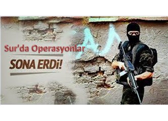 Beş ilçenin teröristlerden temizlenmesi, terörün bittiği anlamını taşımaz