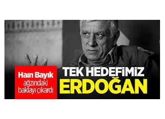 Cemil Bayık, Tayyip Erdoğan'ı devirirse yerine kimi getirir!!