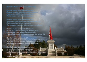 Ben bu vatan için şehit oldum ana