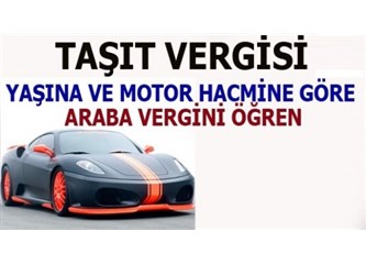 Motorlu Taşıtlar Vergisi ikinci taksiti yaklaşıyor