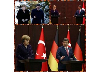 Davutoğlu ve Merkel'den ortak basın toplantısı