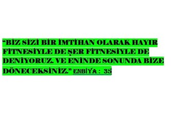 Bırakın kini nefreti
